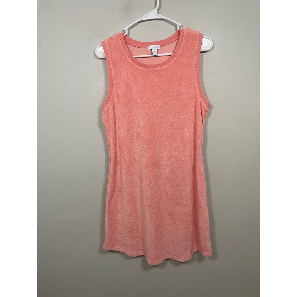 Beyond Yoga Out of Town Terrycloth Dress in Pink Size Medium Summer Beach Casual